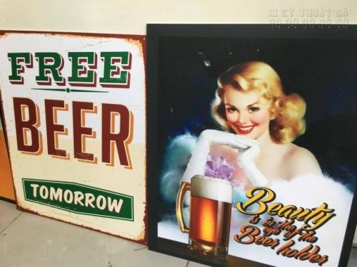 In tấm formex cho menu và biển hiệu