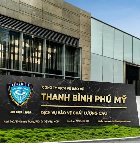 Biển tên Công ty Bảo vệ - Chữ Inox 304 siêu bền Bảng Giá Làm Bảng Hiệu Công Ty Bảo Vệ Tại Quảng Cáo 24H