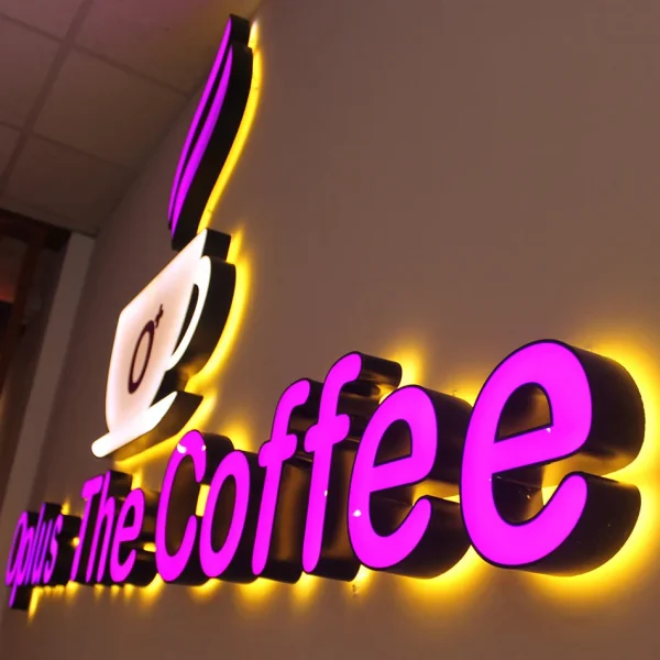 Biển Chữ Đồng mạ Vàng 24K - Đẳng cấp doanh nghiệp Bảng giá làm biển led đèn chữ nổi cạnh tranh tại Quảng Cáo 24H