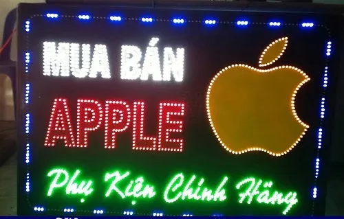 Biển vẫy Điện thoại Smartphone - Hộp đèn LED chuyên dụng Bảng giá làm biển led vẫy điện thoại tại Quảng Cáo 24H