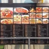 Biển led menu