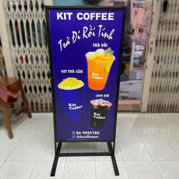 Biển vẫy trà sữa đẹp sẽ giúp cửa hàng của bạn nổi bật giữa hàng loạt đối thủ