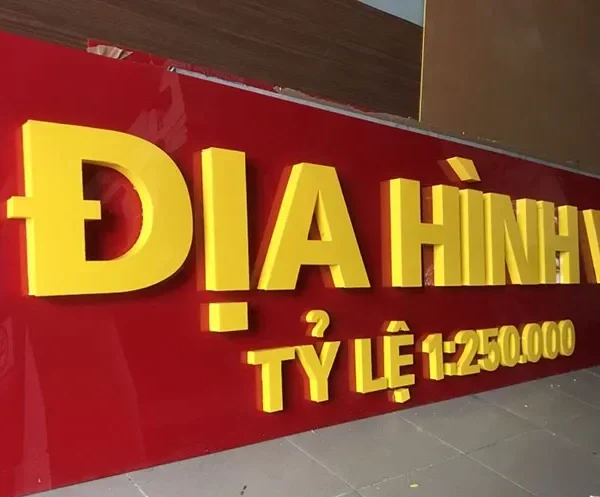 Các xu hướng thiết kế biển công ty chữ nổi hiện đại năm 2025