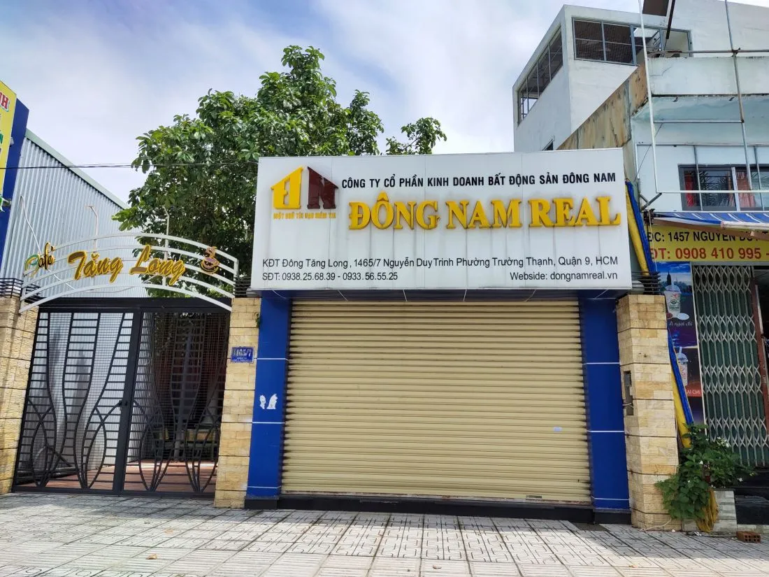 Bảng hiệu Bất động sản (Real Estate) - Chữ Alu sơn tĩnh điện Dịch vụ làm bảng hiệu công ty bất động sản giá rẻ tại TPHCM