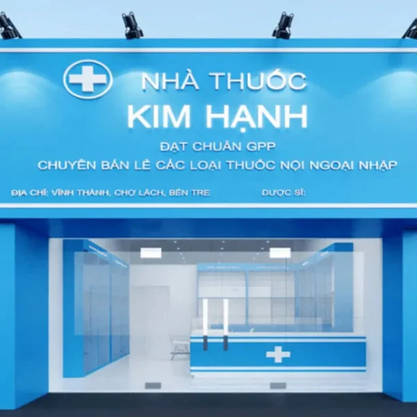 Biển hiệu Nhà thuốc Chữ Inox - Hắt sáng chân hiện đại Dịch vụ làm bảng hiệu nhà thuốc giá rẻ tại TPHCM