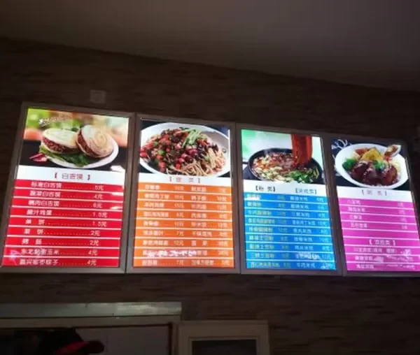 Bảng Menu Điện tử - Màn hình LED nhà hàng thông minh Dịch vụ làm biển led menu giá rẻ tại TPHCM