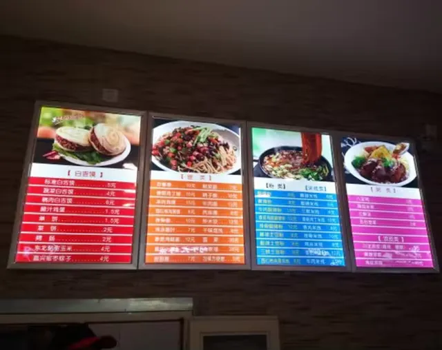 Bảng Menu Điện tử - Màn hình LED nhà hàng thông minh Dịch vụ làm biển led menu giá rẻ tại TPHCM