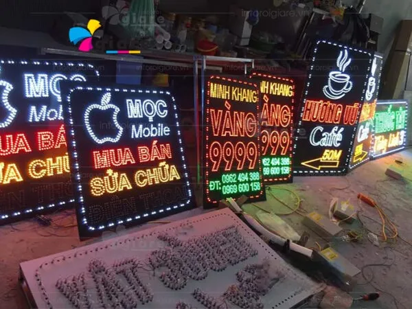 Dịch vụ làm biển led vẫy điện thoại giá rẻ tại TPHCM