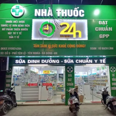 Biển hiệu Nhà thuốc Chữ Inox - Hắt sáng chân hiện đại Mau bang hieu nha thuoc bien hieu nha thuoc dep 1