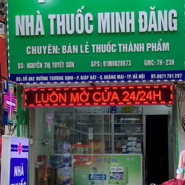 Biển hiệu Nhà thuốc Chữ Inox - Hắt sáng chân hiện đại Mau bang hieu nha thuoc bien hieu nha thuoc dep 6
