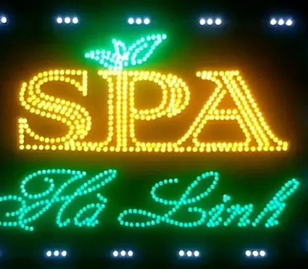 Quảng Cáo 24H tự hào là đơn vị tiên phong trong lĩnh vực thiết kế biển led vẫy spa tại TPHCM