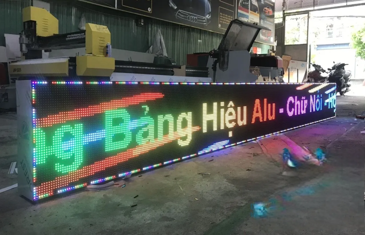 Bảng hiệu LED Ma trận (Matrix) - Hiển thị chữ chạy điện tử Quy trình bảo trì biển led chữ chạy hiệu quả