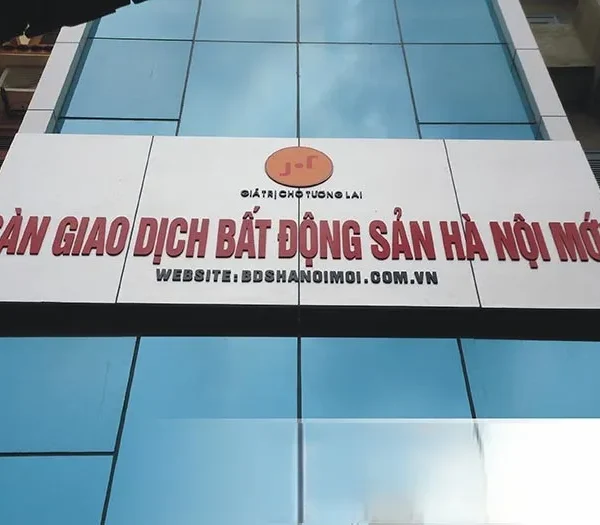 Bảng hiệu Bất động sản (Real Estate) - Chữ Alu sơn tĩnh điện Quy trình làm bảng hiệu công ty bất động sản tại Quảng Cáo 24H