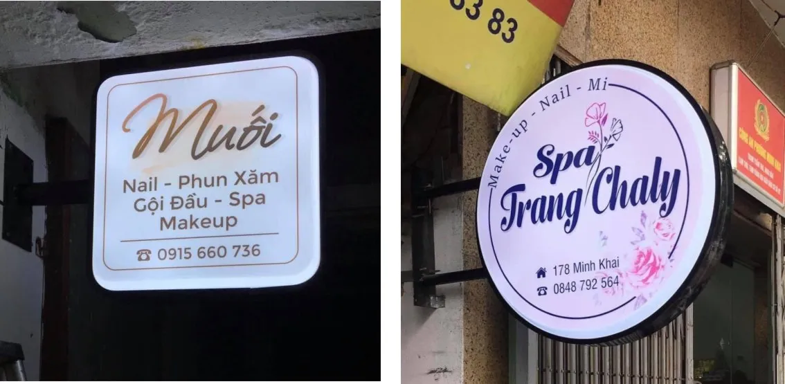 Bảng vẫy Alu khung nhôm - Kiểu dáng chữ nhật bền đẹp Quy trình làm biển vẫy alu chuyên nghiệp tại Quảng Cáo 24H