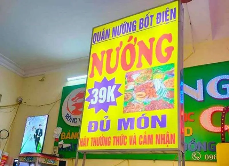 Hộp đèn Menu Buffet Lẩu nướng - In hình món ăn sắc nét Quy trình thiết kế và sản xuất biển vẫy lẩu nướng tại Quảng Cáo 24H