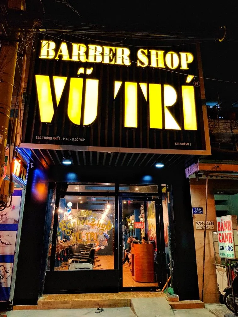 Biển hiệu Barber Shop - Phong cách Nam tính cổ điển Biển quảng cáo barber shop