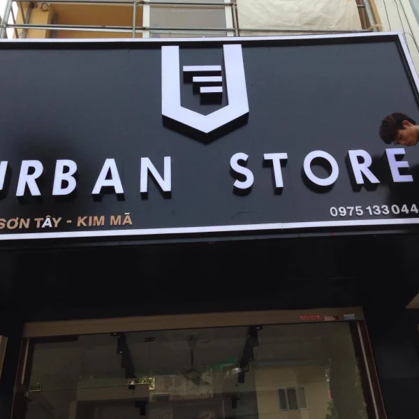 Mặt dựng Alu (Aluminium) - Bảng hiệu khung nhôm độ bền cao Bang Hieu Alu Dep 7