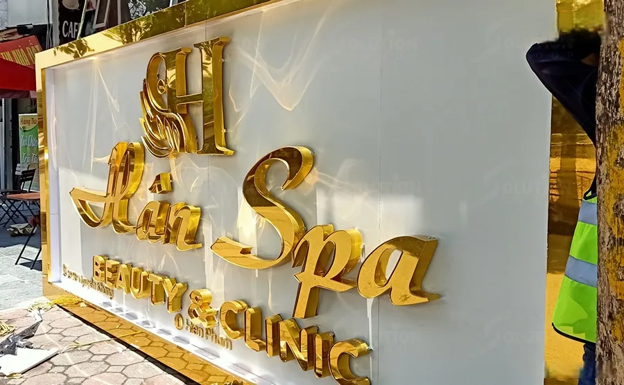 Mặt dựng Alu (Aluminium) - Bảng hiệu khung nhôm độ bền cao Bảng hiệu alu