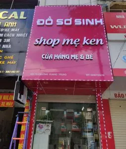 Bảng hiệu shop quần áo