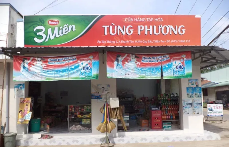 Biển hiệu Cửa hàng Tiện lợi - Bảng hiệu tạp hóa nhận diện tốt Bảng hiệu tạp hóa