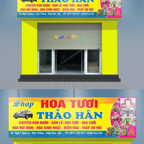Biển quảng cáo shop hoa