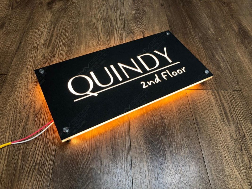 Biển số nhà Inox Mica - Thiết kế cao cấp hiện đại Bien so nha Bang so nha 15