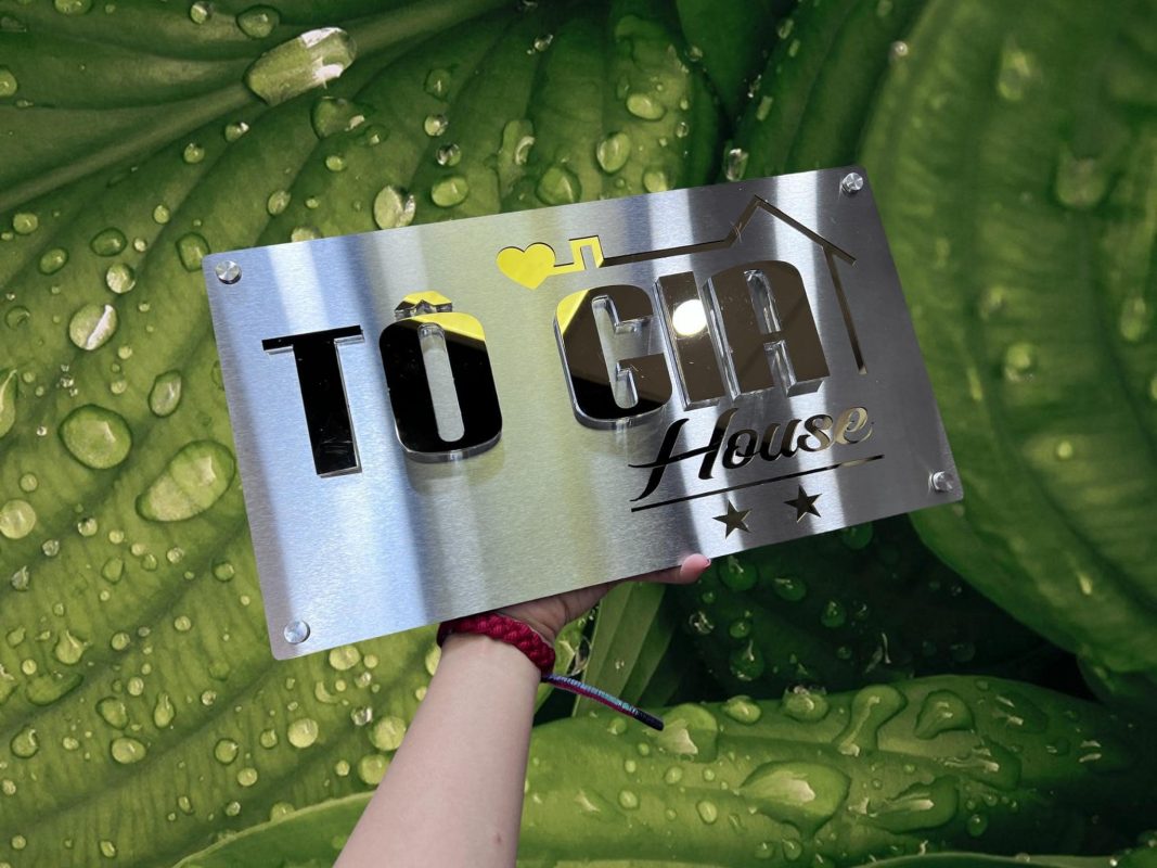 Biển số nhà Inox Mica - Thiết kế cao cấp hiện đại Bien so nha Bang so nha 28