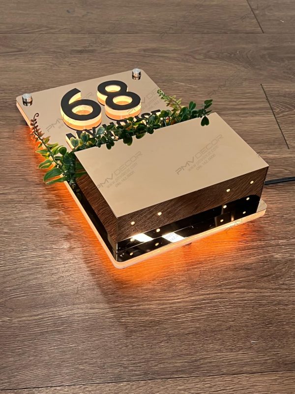 Biển số nhà Inox Mica - Thiết kế cao cấp hiện đại Dịch vụ làm biển số nhà đẹp TPHCM chất lượng, uy tín và giá cả hợp lý, Quảng Cáo 24h chính là lựa chọn hàng đầu