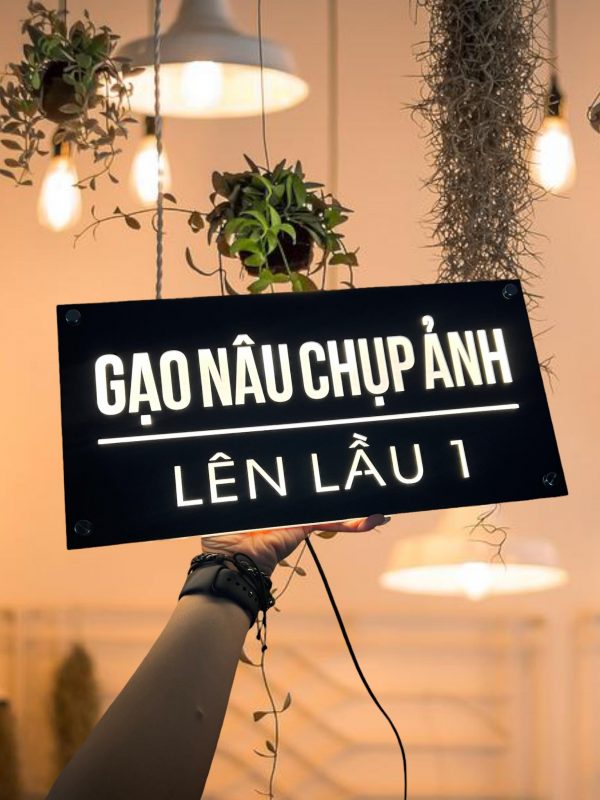 Biển số nhà Inox Mica - Thiết kế cao cấp hiện đại Bien so nha Bang so nha 6