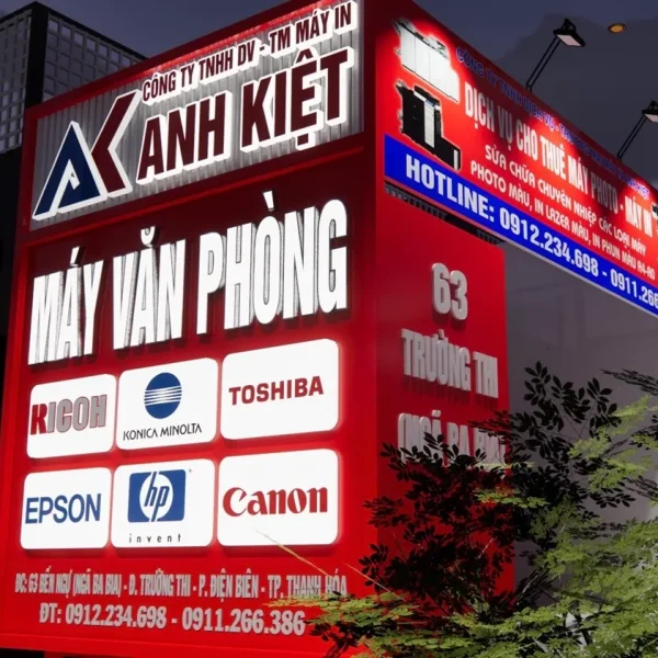 Các công ty thường chọn bảng hiệu alu với thiết kế chuyên nghiệp, lịch sự, màu sắc hài hòa với nhận diện thương hiệu