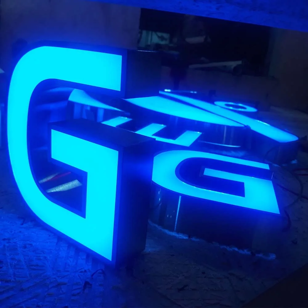 Gia công Chữ nổi Tổng hợp - Đa chất liệu (Mica, Inox, Alu) Chu Noi45 in.pro .vn