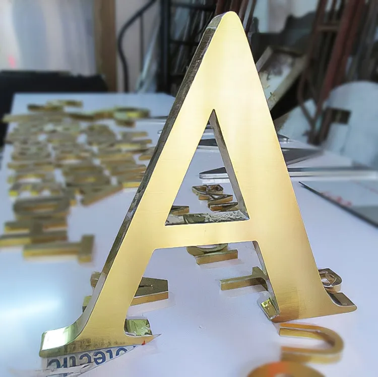 Logo Chữ Inox Mạ vàng - Phong cách sang trọng đẳng cấp Chữ inox mạ vàng gương là lựa chọn hàng đầu cho những ai yêu thích vẻ đẹp hiện đại và sang trọng