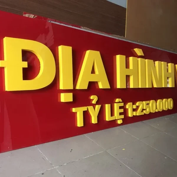 Chữ nổi Aluminium (Alu) - Gia công uốn chân bền đẹp Chữ nổi alu ngoài trời được thiết kế đặc biệt để chịu được các điều kiện khắc nghiệt