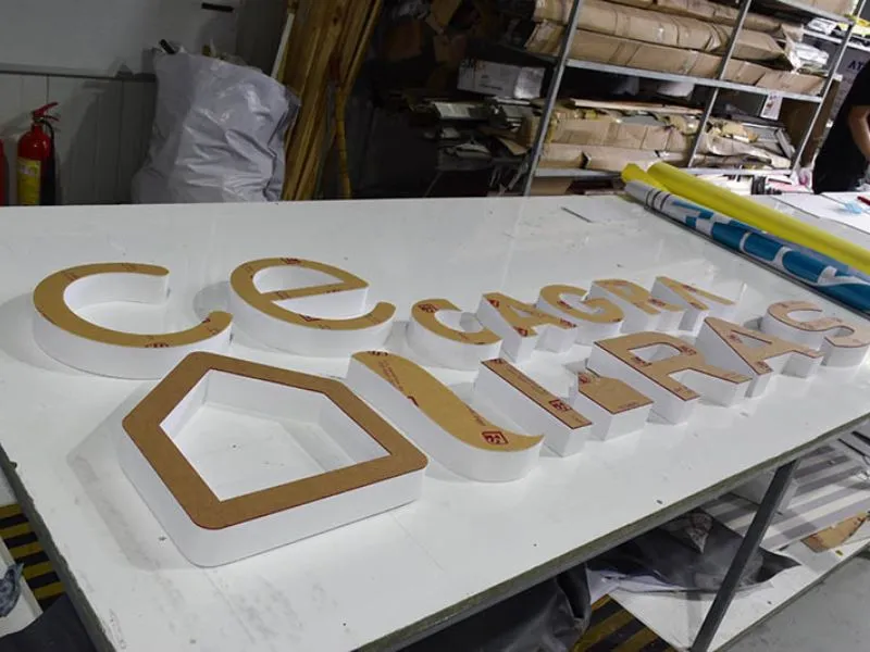 Bộ chữ Formex (PVC Foam) - Cắt CNC làm biển quảng cáo Chữ nổi formex