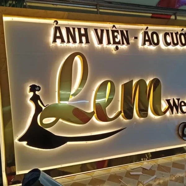 Dịch vụ làm Chữ Nổi Led Hắt Sáng Chân theo yêu cầu với mức giá cạnh tranh nhất