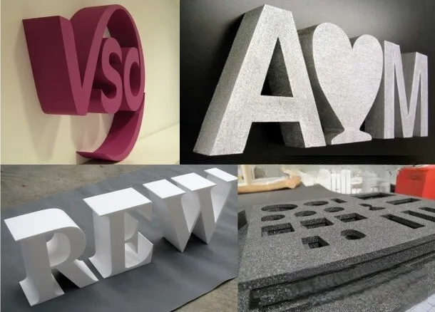 Bộ chữ Formex (PVC Foam) - Cắt CNC làm biển quảng cáo Dịch vụ làm chữ nổi formex giá rẻ tại TPHCM