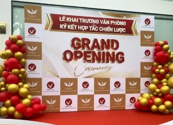 Dịch vụ in backdrop hiflex cho đám cưới và tiệc tư nhân luôn được chúng tôi chú trọng về tính thẩm mỹ cao