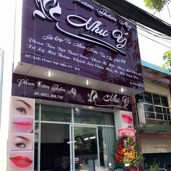 Hộp đèn Salon Tóc (Hair) - LED siêu sáng mặt tiền Làm biển quảng cáo tóc theo yêu cầu là dịch vụ đặc biệt của Quảng Cáo 24h