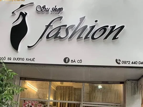Bảng hiệu Shop Thời trang (Boutique) - Phong cách Decor hiện đại Một số mẫu bảng hiệu shop quần áo đẹp của Quảng Cáo 24h