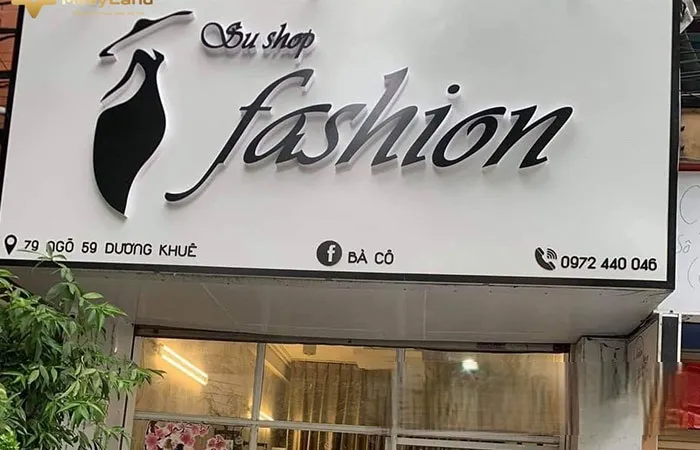 Bảng hiệu Shop Thời trang (Boutique) - Phong cách Decor hiện đại Một số mẫu bảng hiệu shop quần áo đẹp của Quảng Cáo 24h