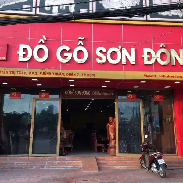 Chữ nổi Showroom Nội thất - Biển quảng cáo cao cấp sang trọng Nhung mau bien quang cao noi that dep 1