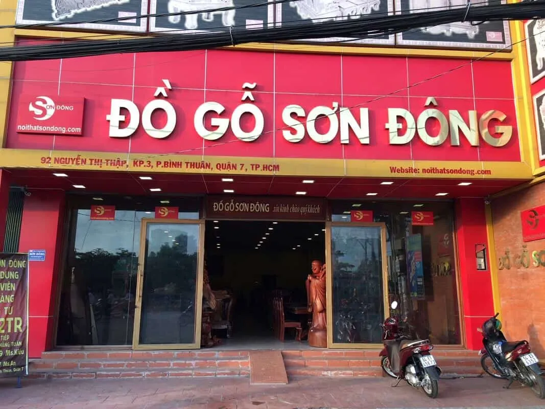 Chữ nổi Showroom Nội thất - Biển quảng cáo cao cấp sang trọng Nhung mau bien quang cao noi that dep 1