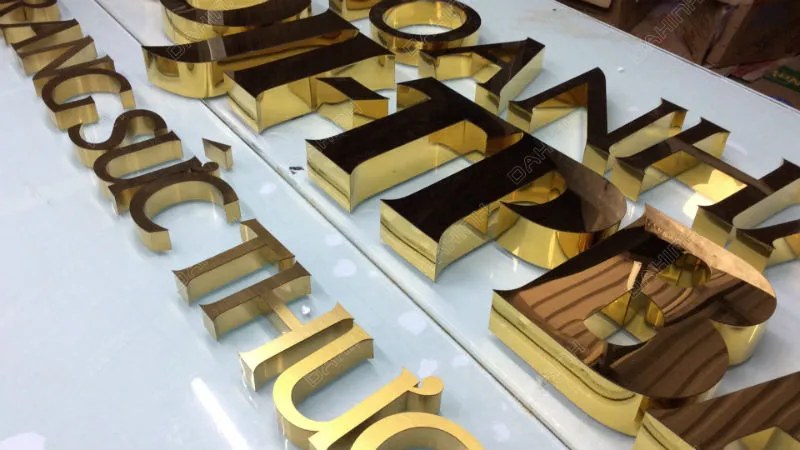 Logo Chữ Inox Mạ vàng - Phong cách sang trọng đẳng cấp Quảng Cáo 24h cung cấp bảng giá chữ inox mạ vàng minh bạch và cạnh tranh nhất thị trường