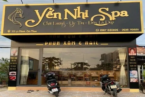 Biển hiệu Spa & Massage - Chữ nổi LED hắt sáng sang trọng Quảng cáo 24h cung cấp dịch vụ làm biển quảng cáo spa giá rẻ tại TPHCM