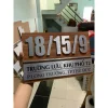 Bảng, Biển số nhà Alu vân giả gỗ. BCT-QC24H005