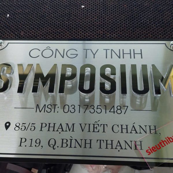 Bảng, Biển tên Công Ty - Sang Trọng + Thiết kế riêng. BCT- QC24H001 z6782551747205 c8627442a87ded8008d5215afc232b17