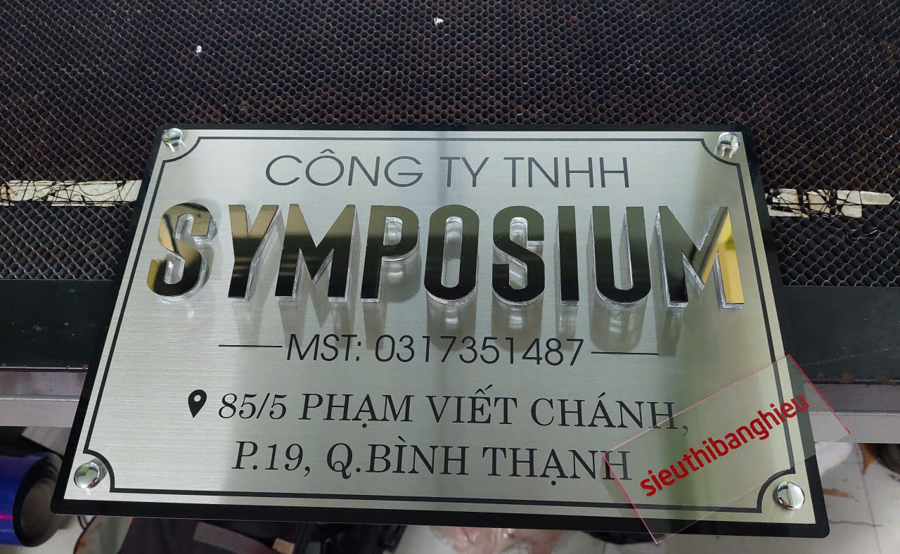 Bảng, Biển tên Công Ty - Sang Trọng + Thiết kế riêng. BCT- QC24H001 z6782551747205 c8627442a87ded8008d5215afc232b17